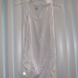 Athleta Tank Top. White, racer back, stretchy